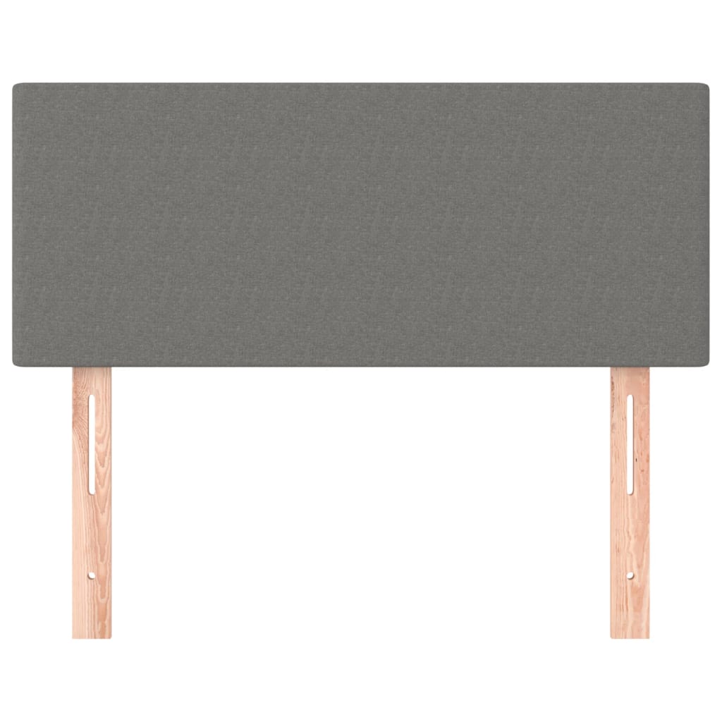 Kopfteil Dunkelgrau 80x5x78/88 cm Stoff