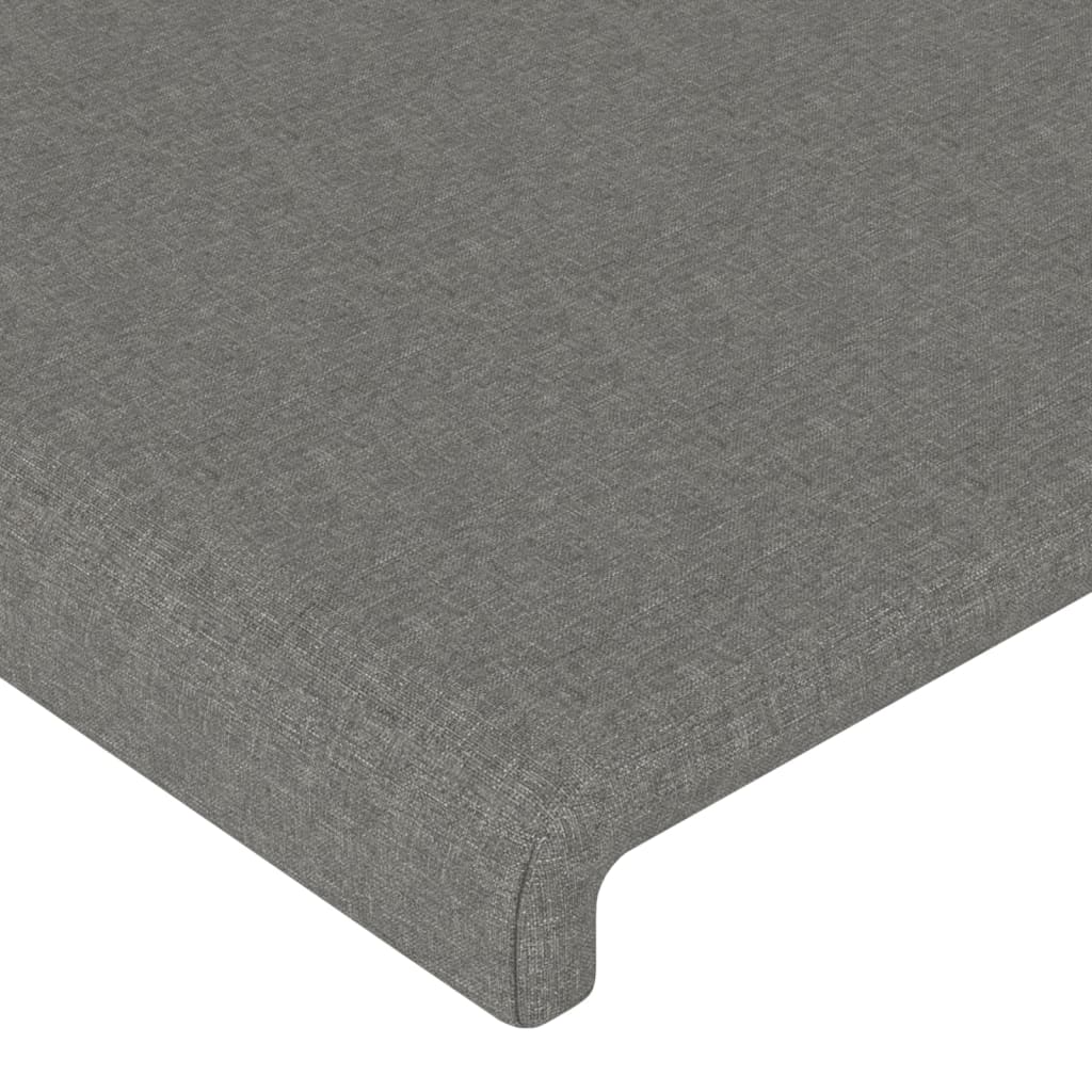 Kopfteil Dunkelgrau 80x5x78/88 cm Stoff - Pazzar.ch