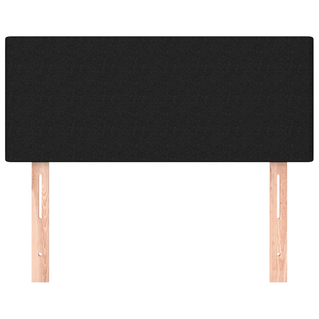 Kopfteil Schwarz 80x5x78/88 cm Stoff - Pazzar.ch