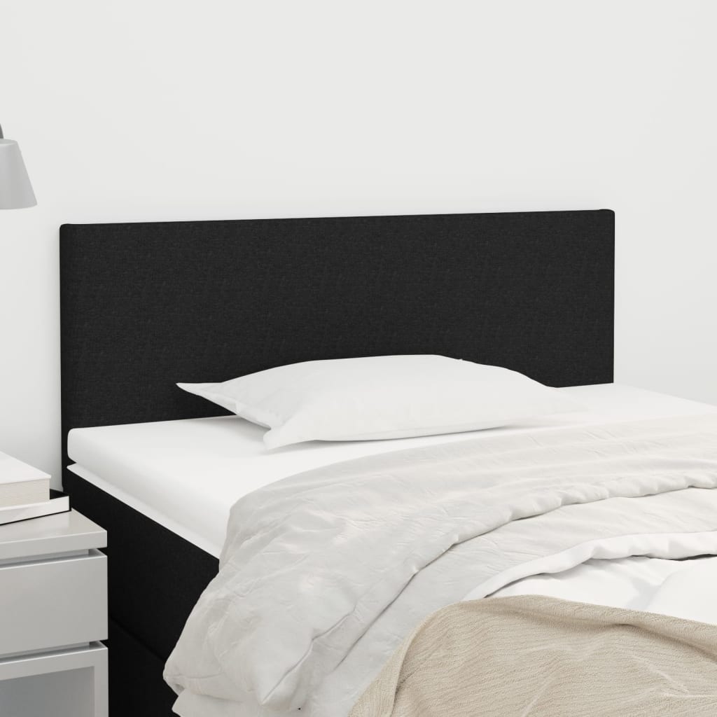 Kopfteil Schwarz 80x5x78/88 cm Stoff - Pazzar.ch