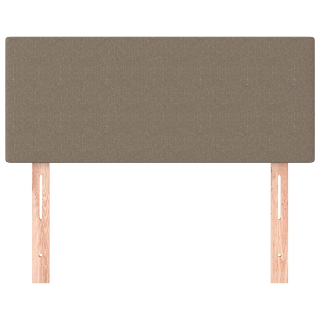 Kopfteil Taupe 80x5x78/88 cm Stoff