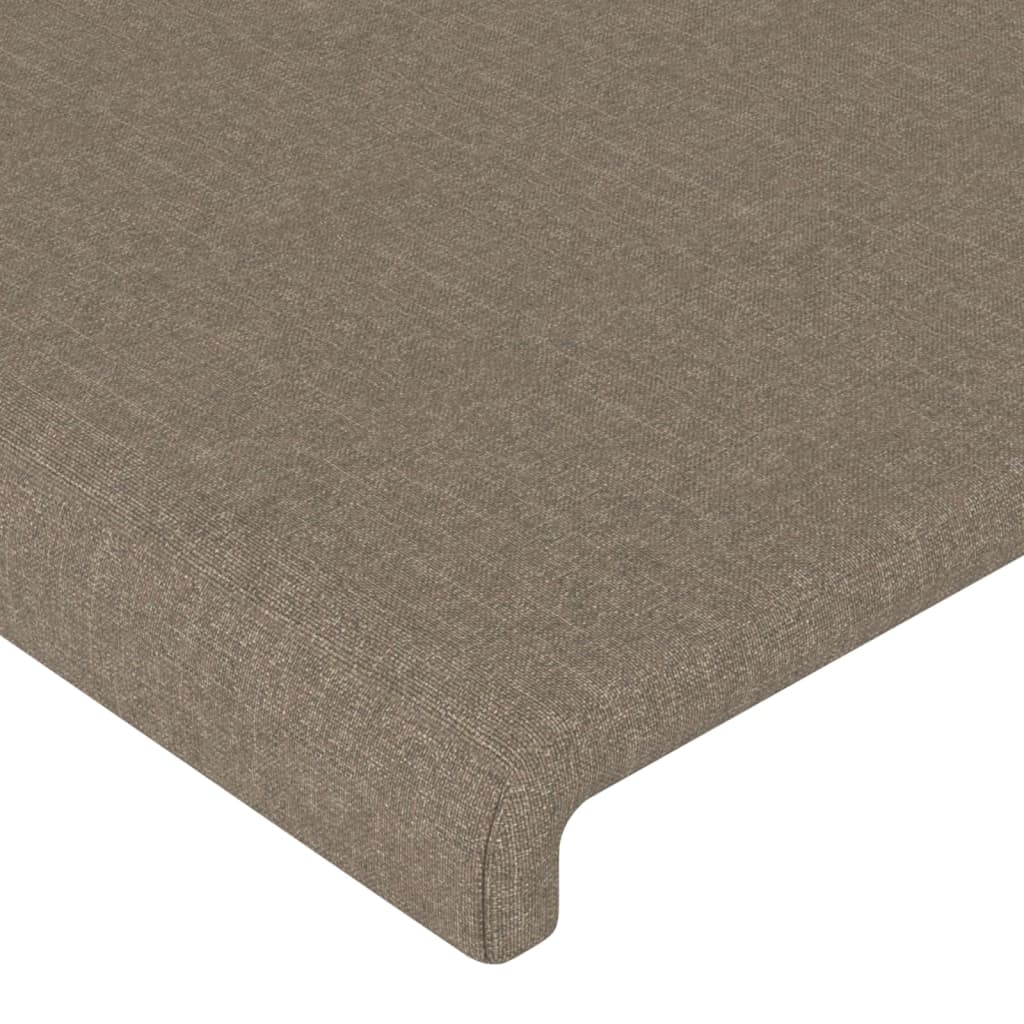 Kopfteil Taupe 80x5x78/88 cm Stoff - Pazzar.ch