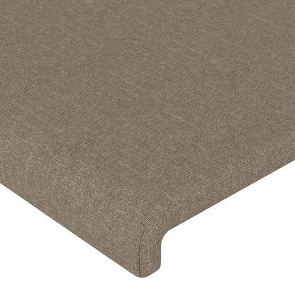 Kopfteil Taupe 80x5x78/88 cm Stoff - Pazzar.ch