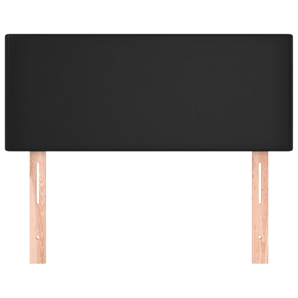 Kopfteil Schwarz 90x5x78/88 cm Kunstleder - Pazzar.ch