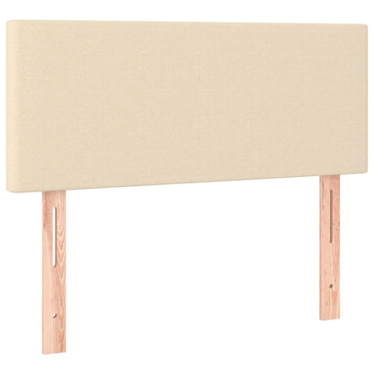 Kopfteil Creme 100x5x78/88 cm Stoff - Pazzar.ch