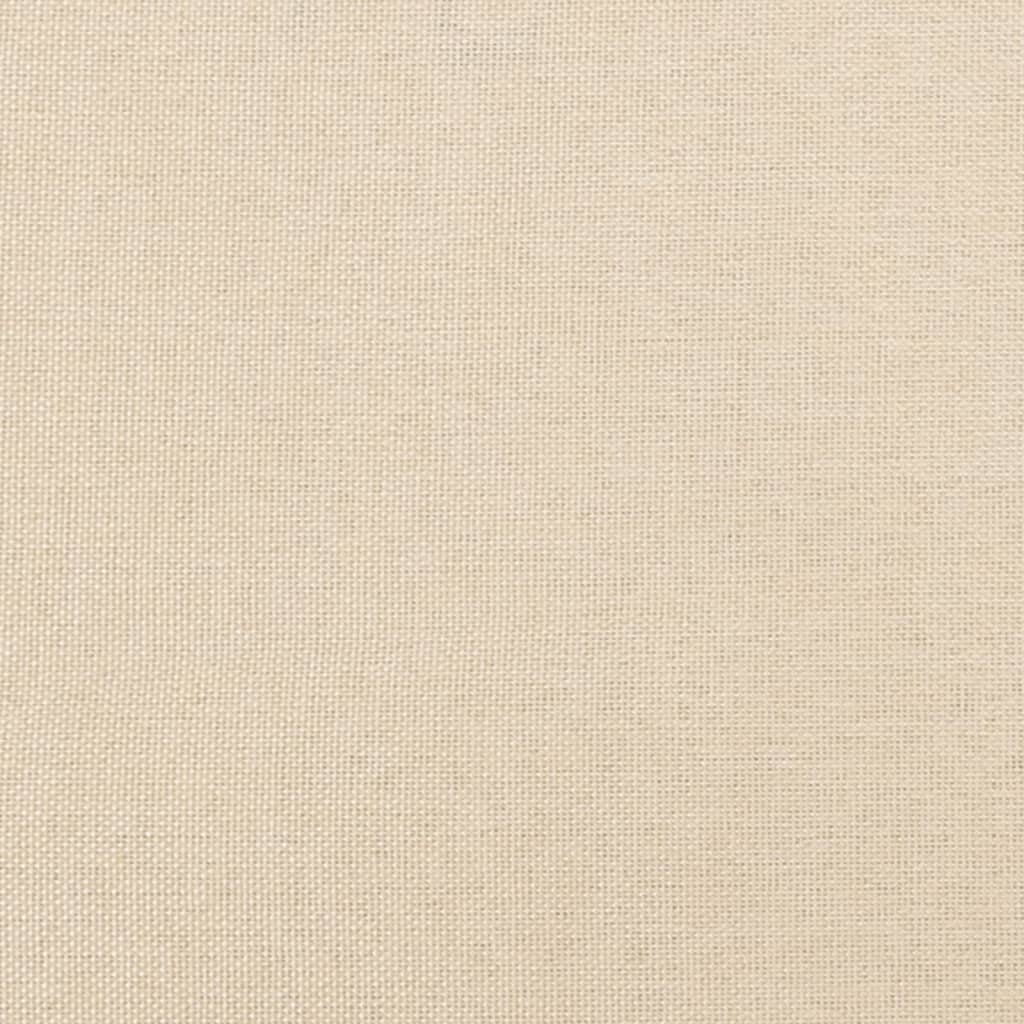 Kopfteil Creme 100x5x78/88 cm Stoff - Pazzar.ch