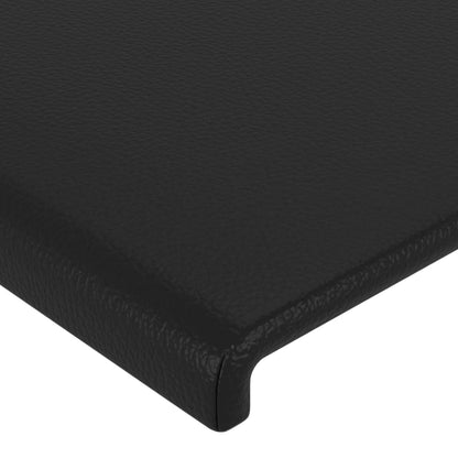 Kopfteil Schwarz 100x5x78/88 cm Kunstleder - Pazzar.ch