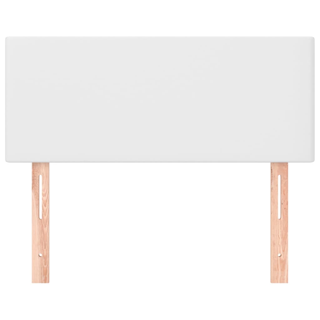 Kopfteil Weiß 100x5x78/88 cm Kunstleder - Pazzar.ch