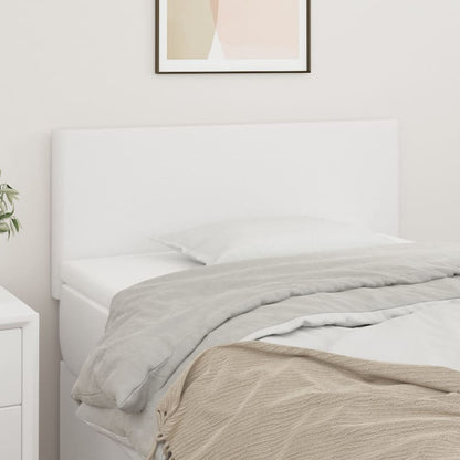 Kopfteil Weiß 100x5x78/88 cm Kunstleder - Pazzar.ch
