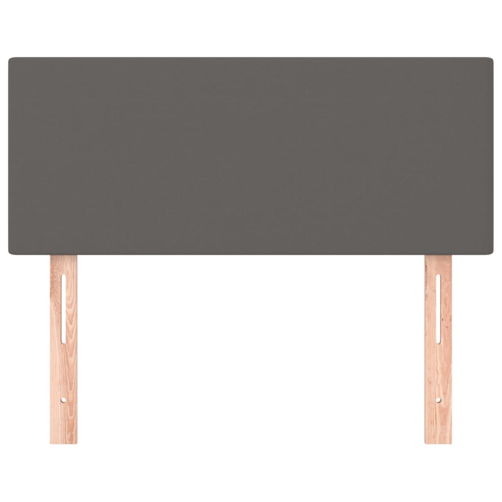 Kopfteil Grau 100x5x78/88 cm Kunstleder - Pazzar.ch