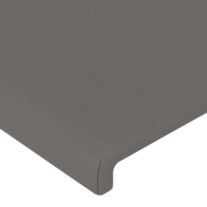 Kopfteil Grau 100x5x78/88 cm Kunstleder - Pazzar.ch
