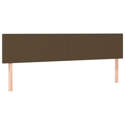 Kopfteile 2 Stk. Dunkelbraun 90x5x78/88 cm Stoff - Pazzar.ch