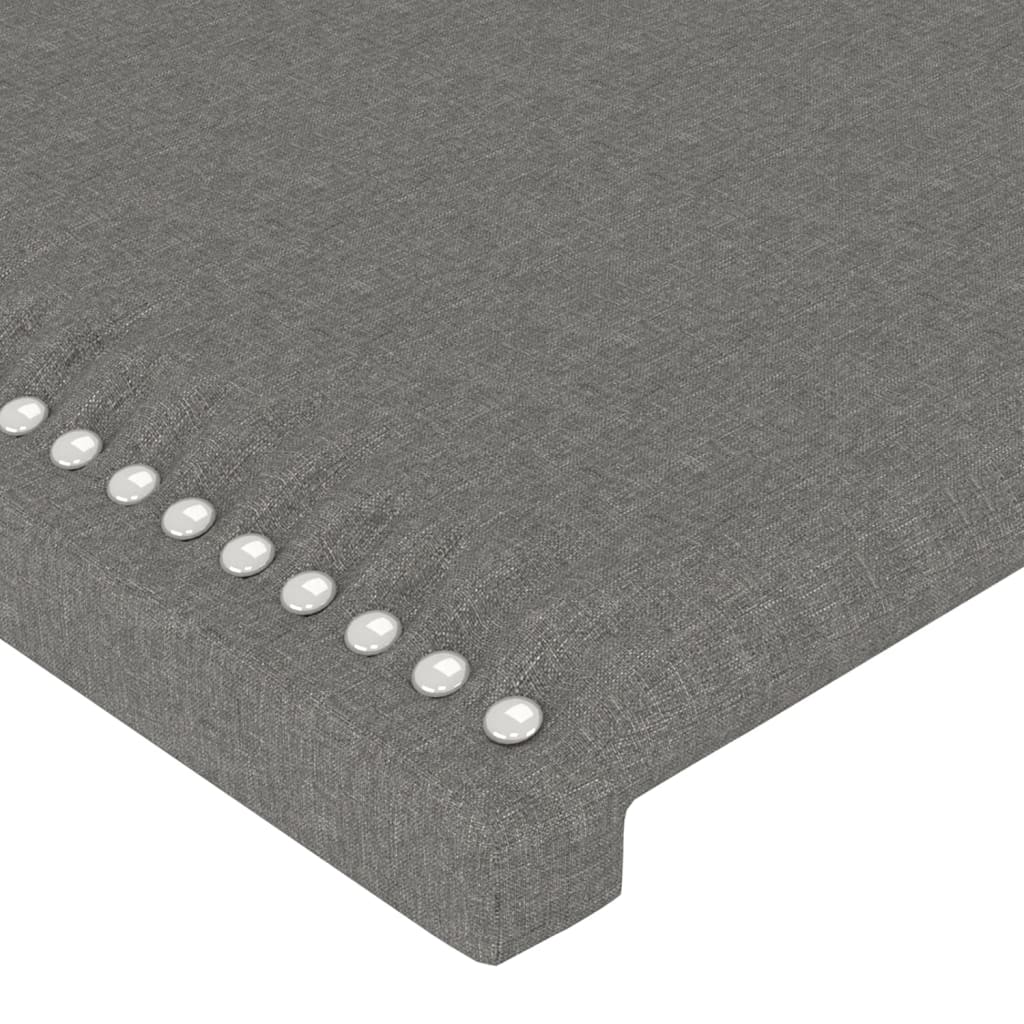 Kopfteil Dunkelgrau 80x5x78/88 cm Stoff