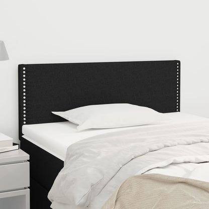Kopfteil Schwarz 80x5x78/88 cm Stoff - Pazzar.ch
