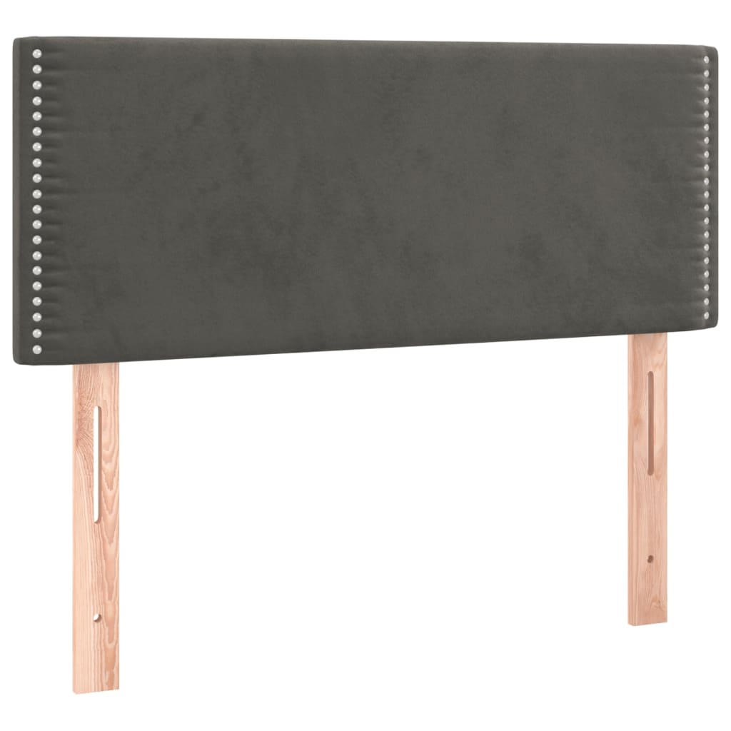 Kopfteil Dunkelgrau 80x5x78/88 cm Samt - Pazzar.ch