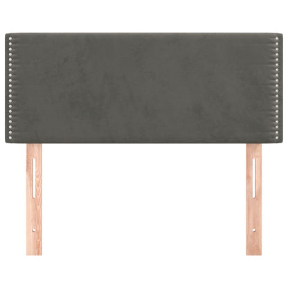 Kopfteil Dunkelgrau 80x5x78/88 cm Samt - Pazzar.ch