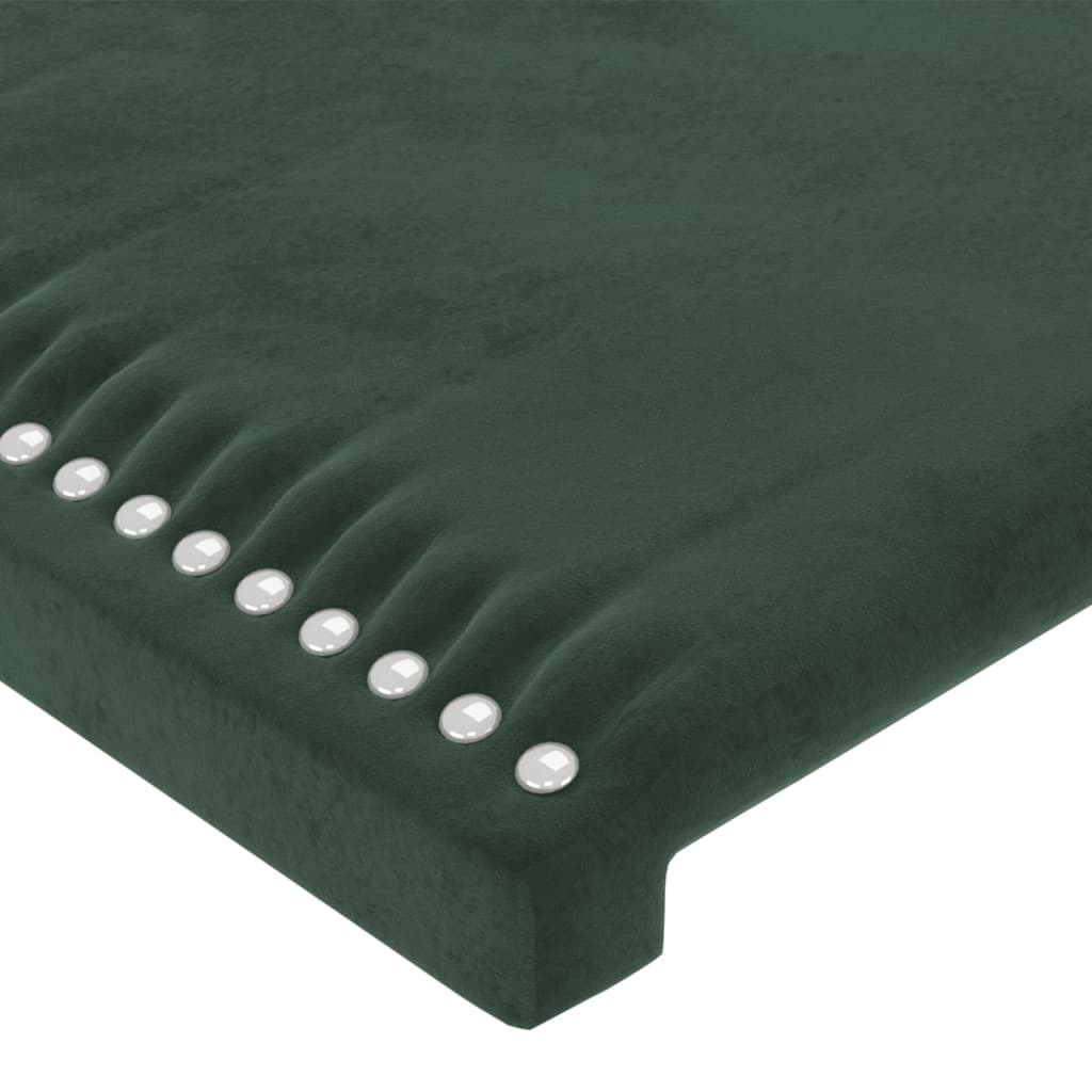 Kopfteil Dunkelgrün 80x5x78/88 cm Samt - Pazzar.ch