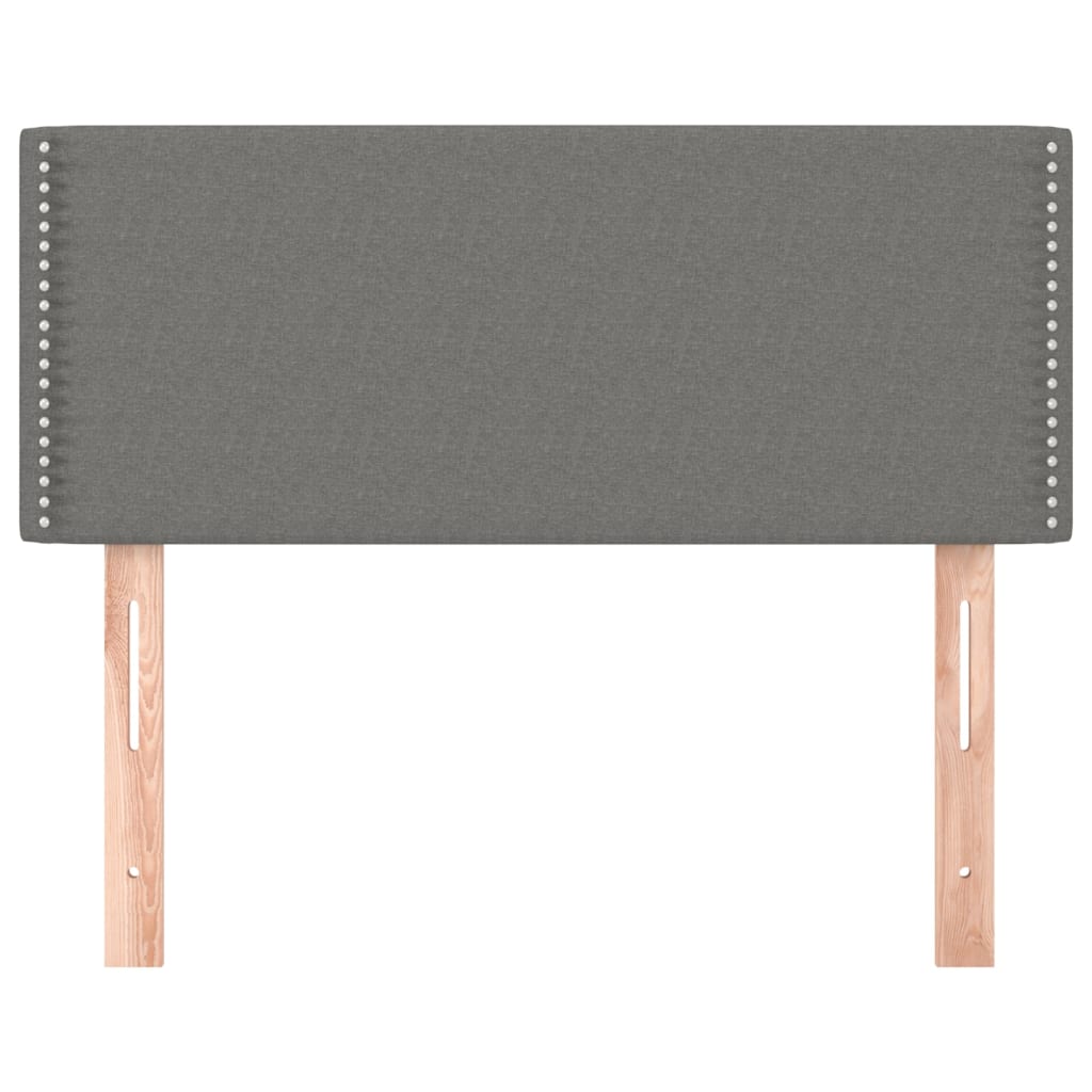 Kopfteil Dunkelgrau 90x5x78/88 cm Stoff - Pazzar.ch