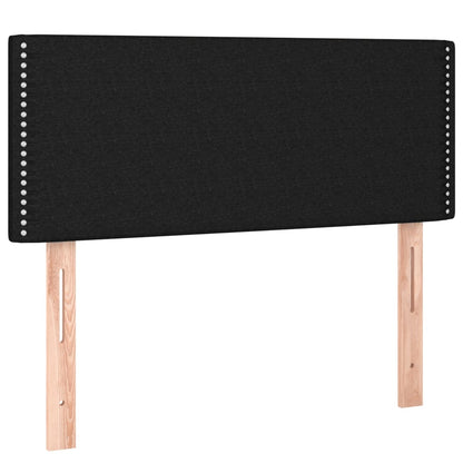 Kopfteil Schwarz 90x5x78/88 cm Stoff - Pazzar.ch