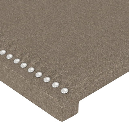 Kopfteil Taupe 90x5x78/88 cm Stoff - Pazzar.ch