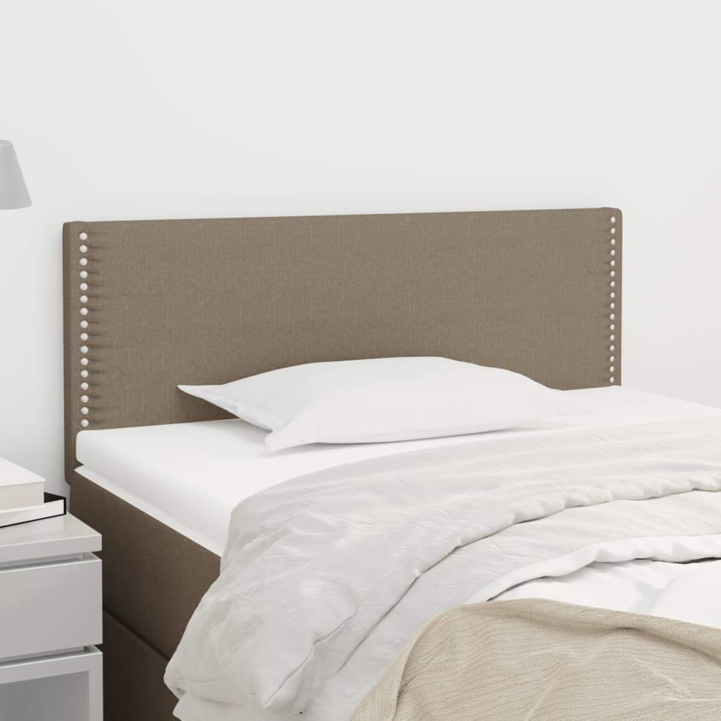 Kopfteil Taupe 90x5x78/88 cm Stoff
