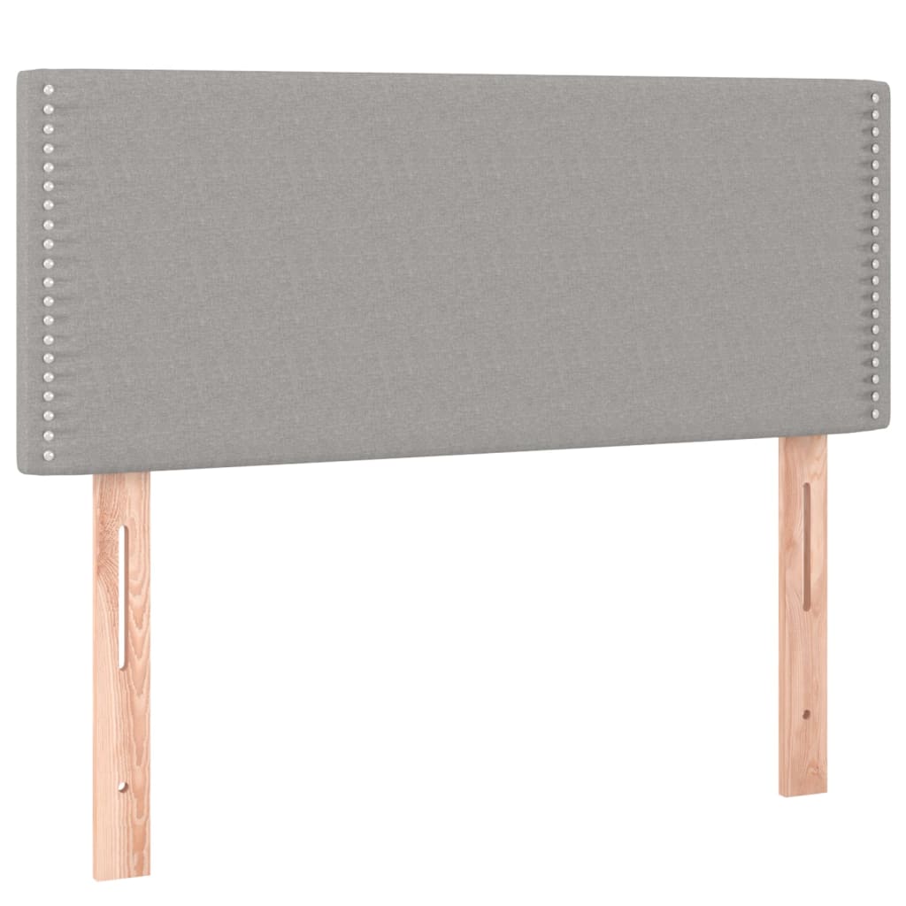 Kopfteil Hellgrau 100x5x78/88 cm Stoff - Pazzar.ch