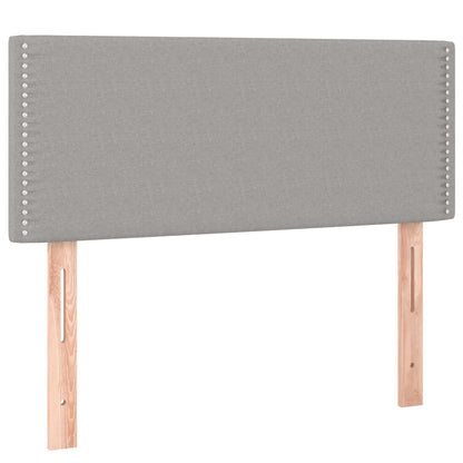 Kopfteil Hellgrau 100x5x78/88 cm Stoff - Pazzar.ch