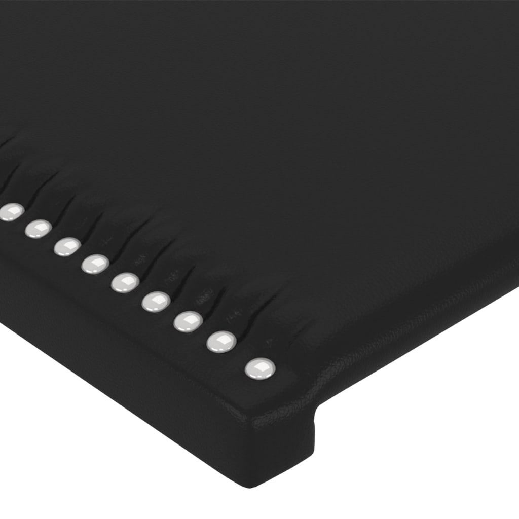Kopfteil Schwarz 100x5x78/88 cm Kunstleder - Pazzar.ch