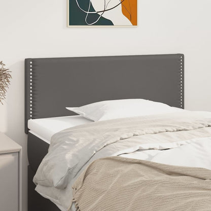 Kopfteil Grau 100x5x78/88 cm Kunstleder - Pazzar.ch