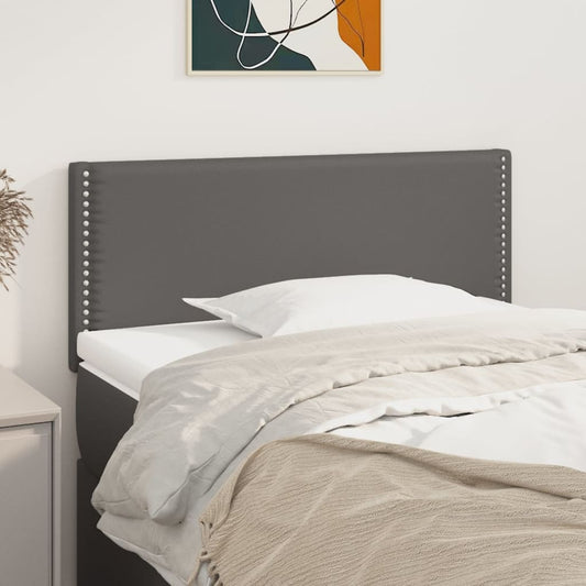 Kopfteil Grau 100x5x78/88 cm Kunstleder - Pazzar.ch