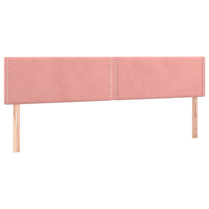 Kopfteile 2 Stk. Rosa 90x5x78/88 cm Samt - Pazzar.ch
