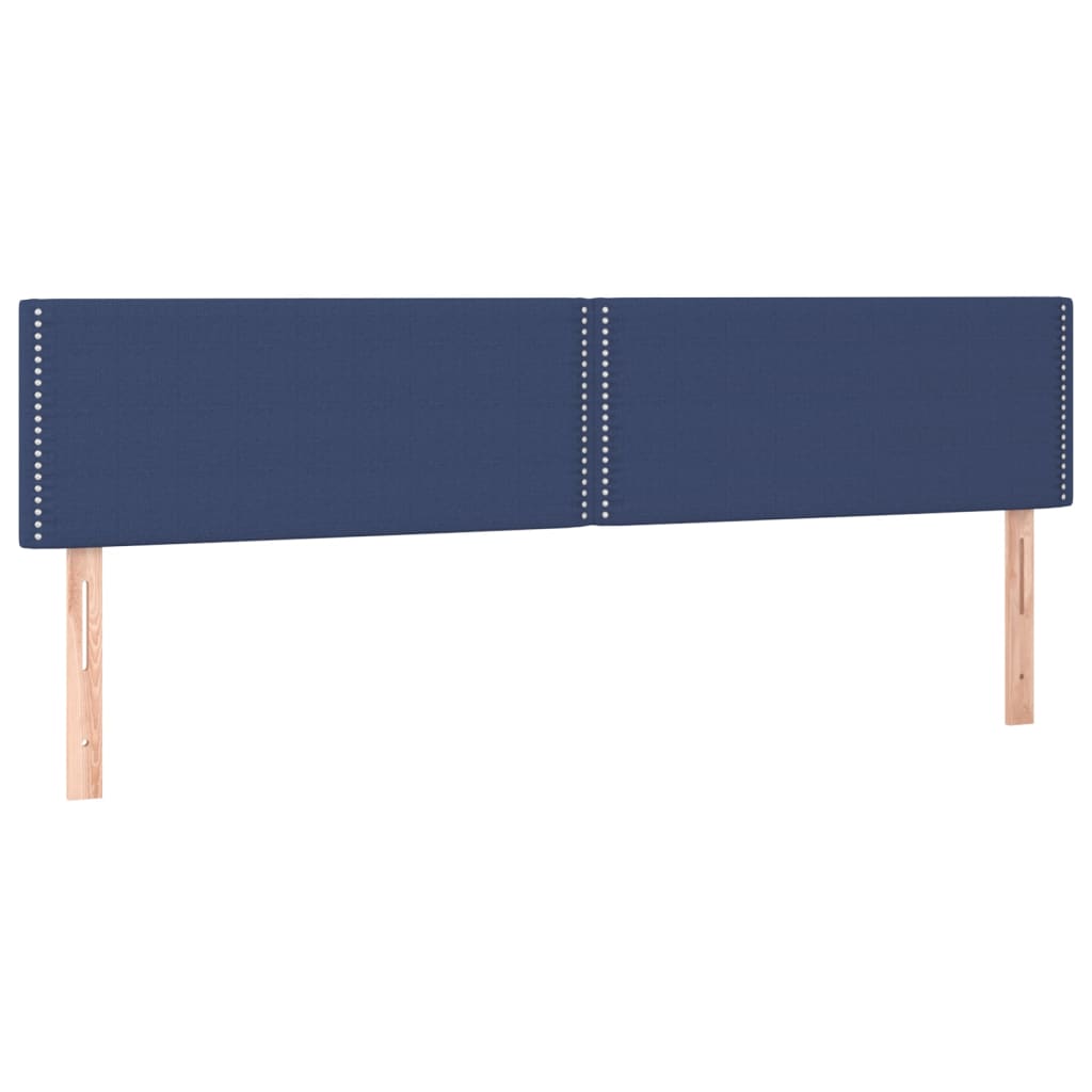 Kopfteile 2 Stk. Blau 100x5x78/88 cm Stoff - Pazzar.ch