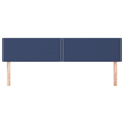 Kopfteile 2 Stk. Blau 100x5x78/88 cm Stoff - Pazzar.ch