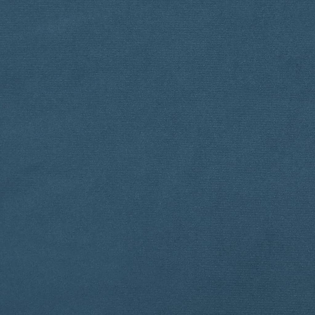 Kopfteile 2 Stk. Dunkelblau 100x5x78/88 cm Samt - Pazzar.ch