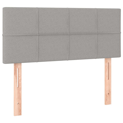 Kopfteil Hellgrau 80x5x78/88 cm Stoff - Pazzar.ch