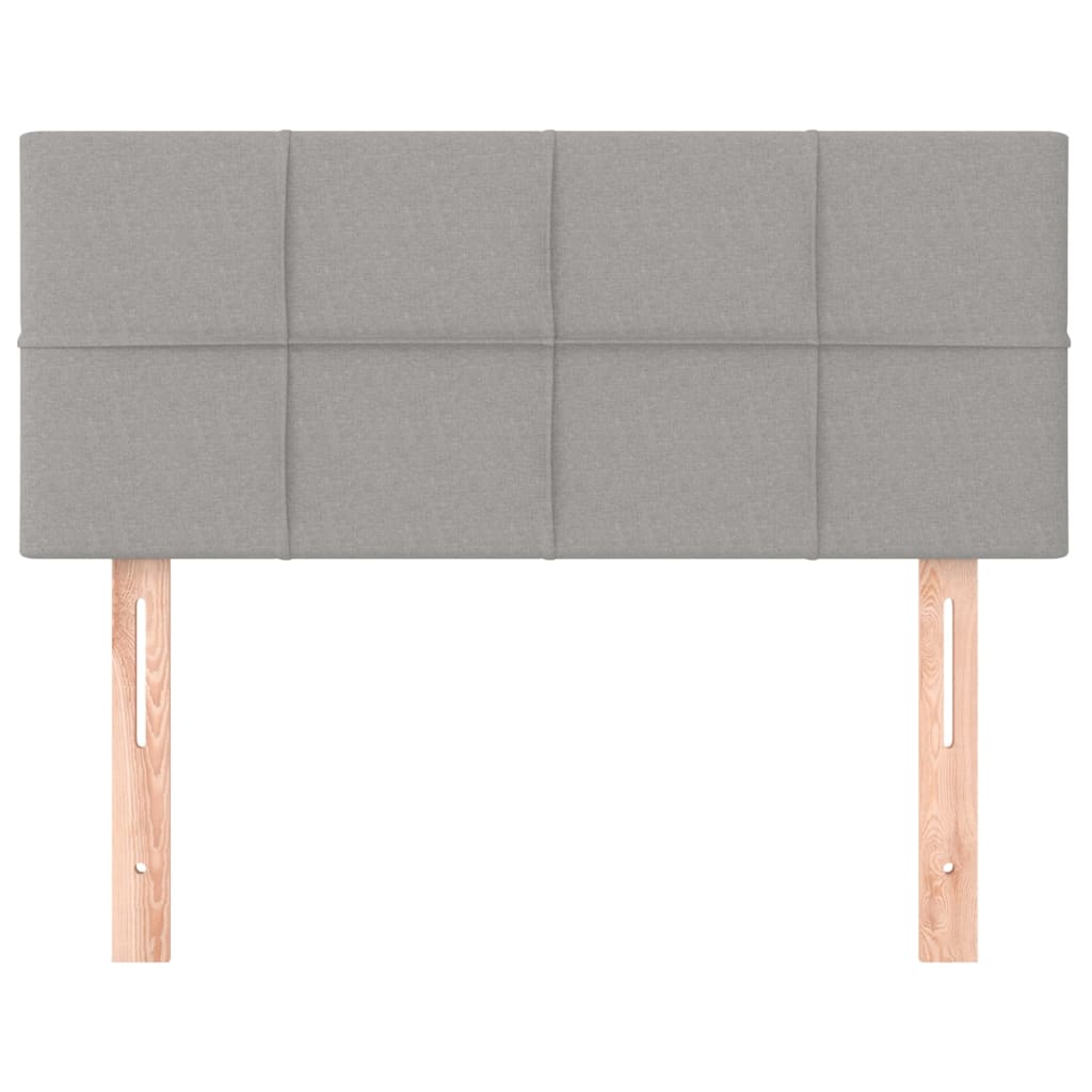 Kopfteil Hellgrau 80x5x78/88 cm Stoff