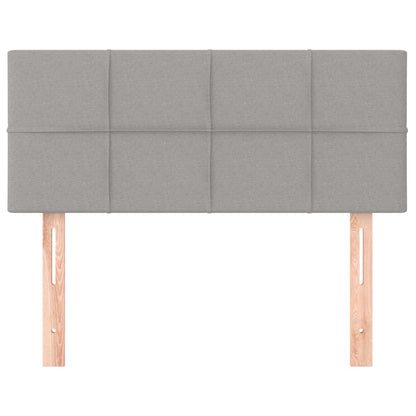 Kopfteil Hellgrau 80x5x78/88 cm Stoff - Pazzar.ch