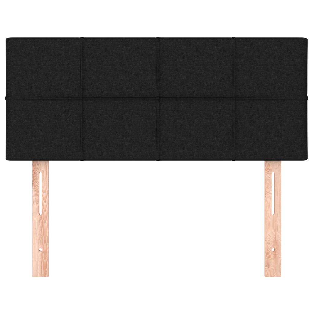 Kopfteil Schwarz 90x5x78/88 cm Stoff