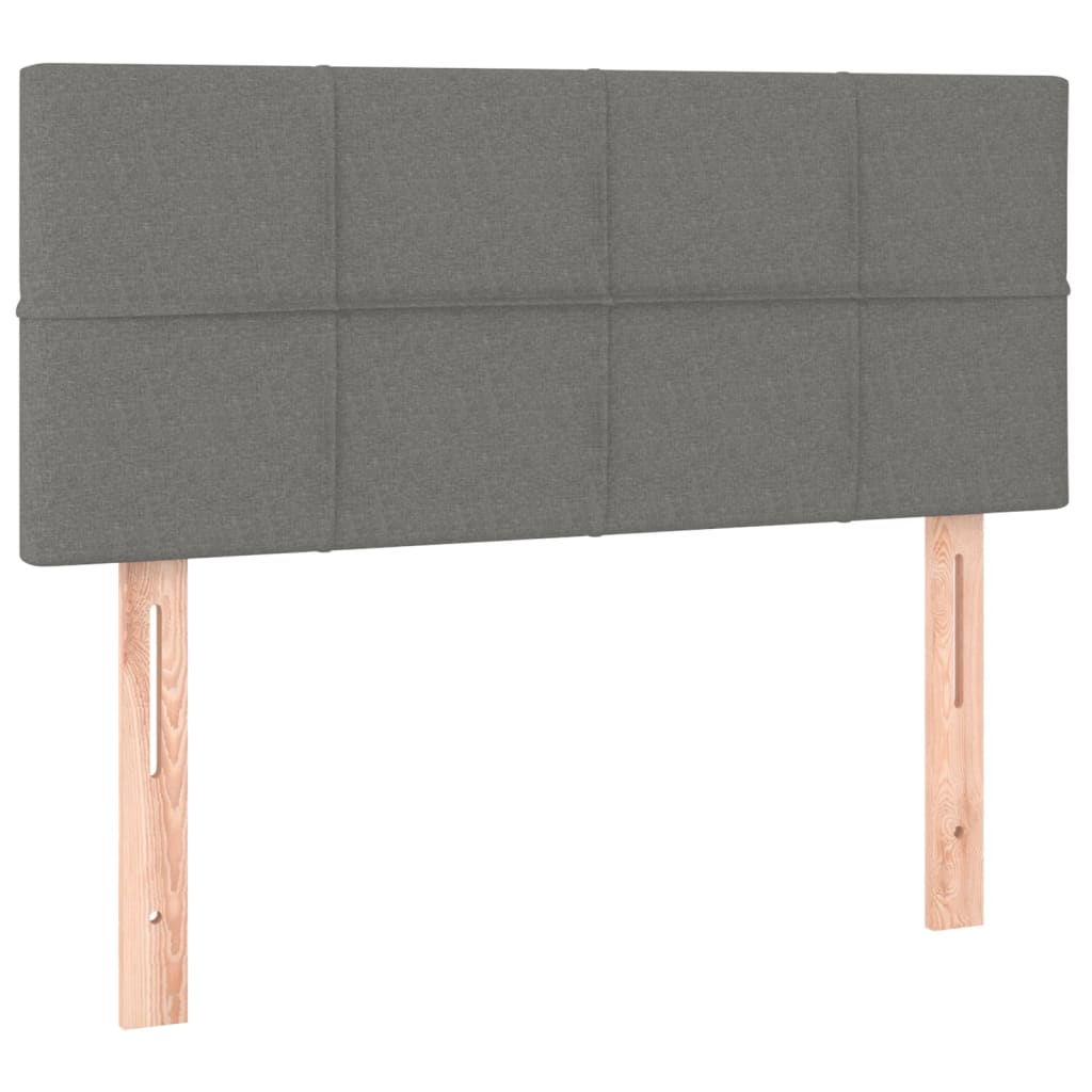 Kopfteil Dunkelgrau 100x5x78/88 cm Stoff - Pazzar.ch
