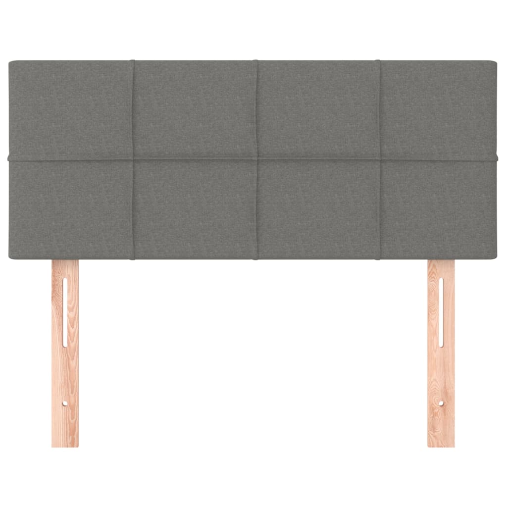 Kopfteil Dunkelgrau 100x5x78/88 cm Stoff