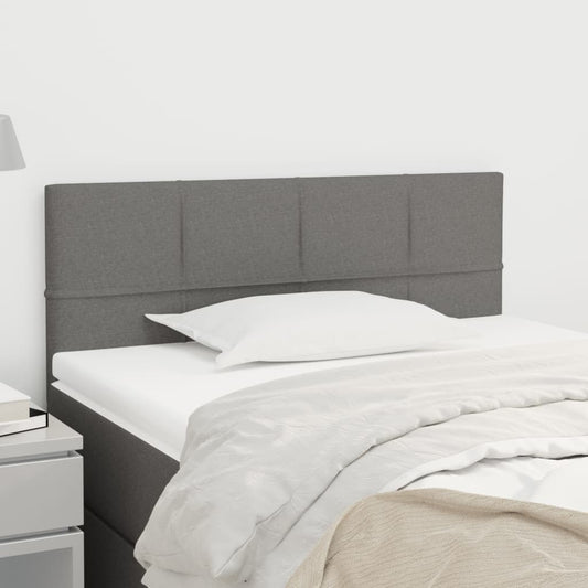 Kopfteil Dunkelgrau 100x5x78/88 cm Stoff - Pazzar.ch