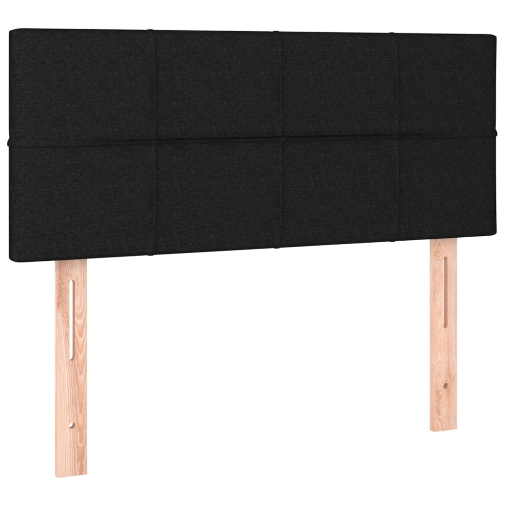 Kopfteil Schwarz 100x5x78/88 cm Stoff - Pazzar.ch