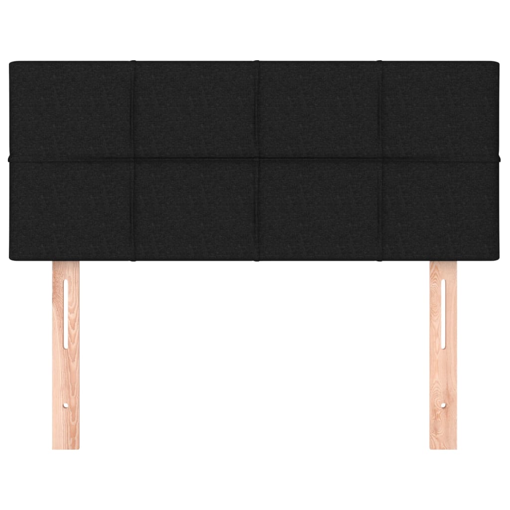 Kopfteil Schwarz 100x5x78/88 cm Stoff - Pazzar.ch
