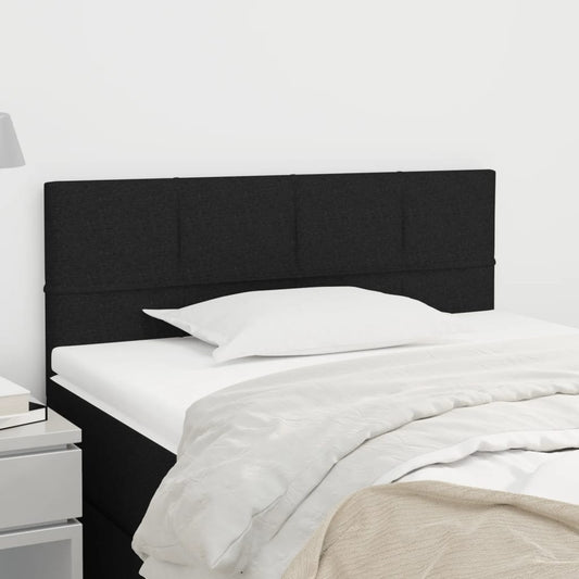 Kopfteil Schwarz 100x5x78/88 cm Stoff - Pazzar.ch