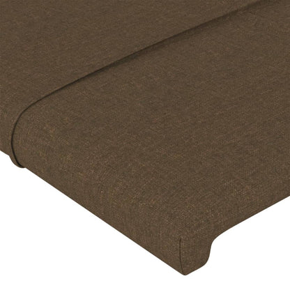 Kopfteil Dunkelbraun 100x5x78/88 cm Stoff - Pazzar.ch