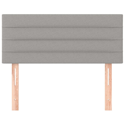 Kopfteil Hellgrau 80x5x78/88 cm Stoff - Pazzar.ch