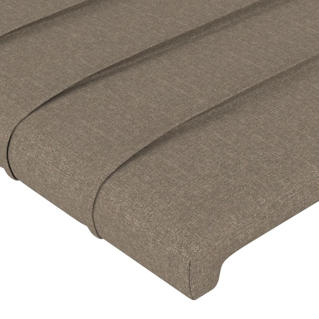 Kopfteil Taupe 80x5x78/88 cm Stoff - Pazzar.ch
