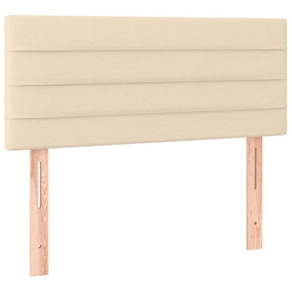 Kopfteil Creme 80x5x78/88 cm Stoff - Pazzar.ch