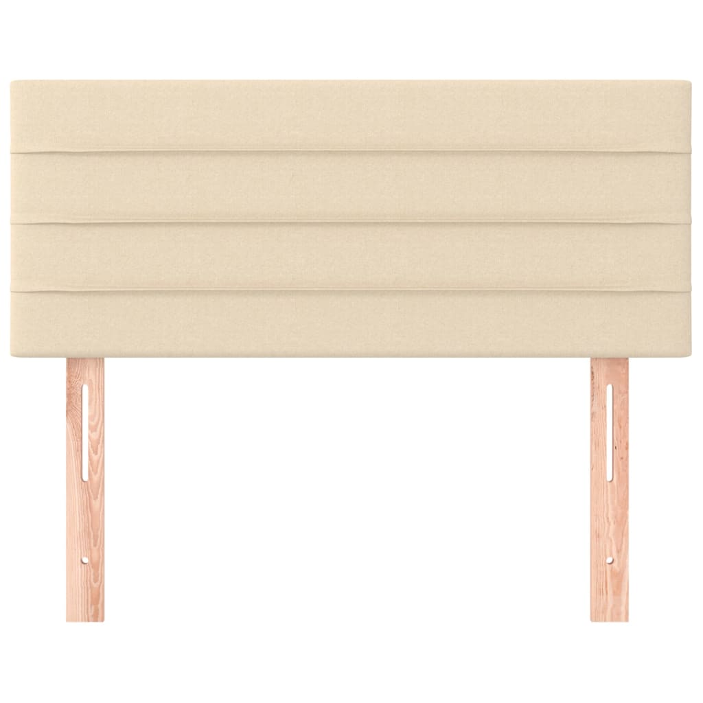 Kopfteil Creme 80x5x78/88 cm Stoff - Pazzar.ch