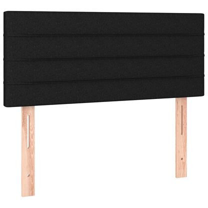 Kopfteil Schwarz 90x5x78/88 cm Stoff - Pazzar.ch